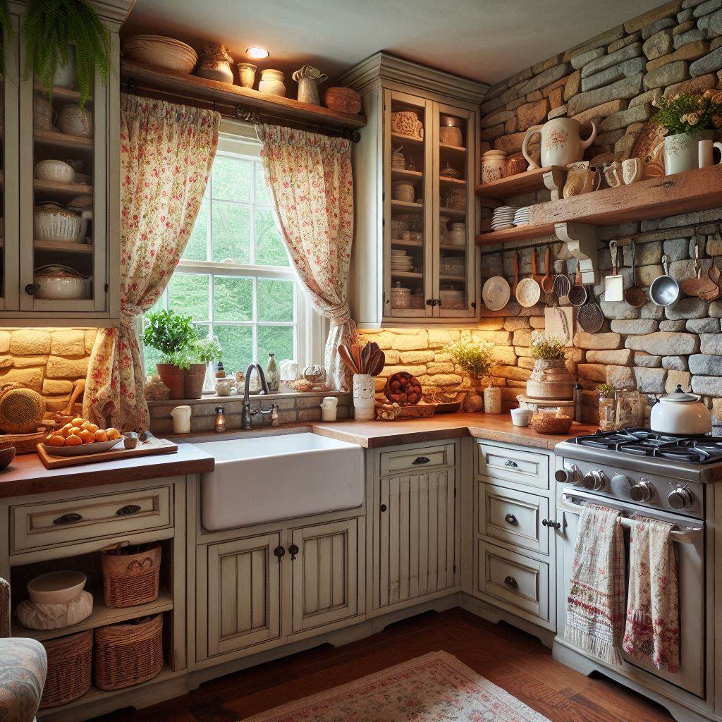 Cottage Charm with Fieldstone Accents