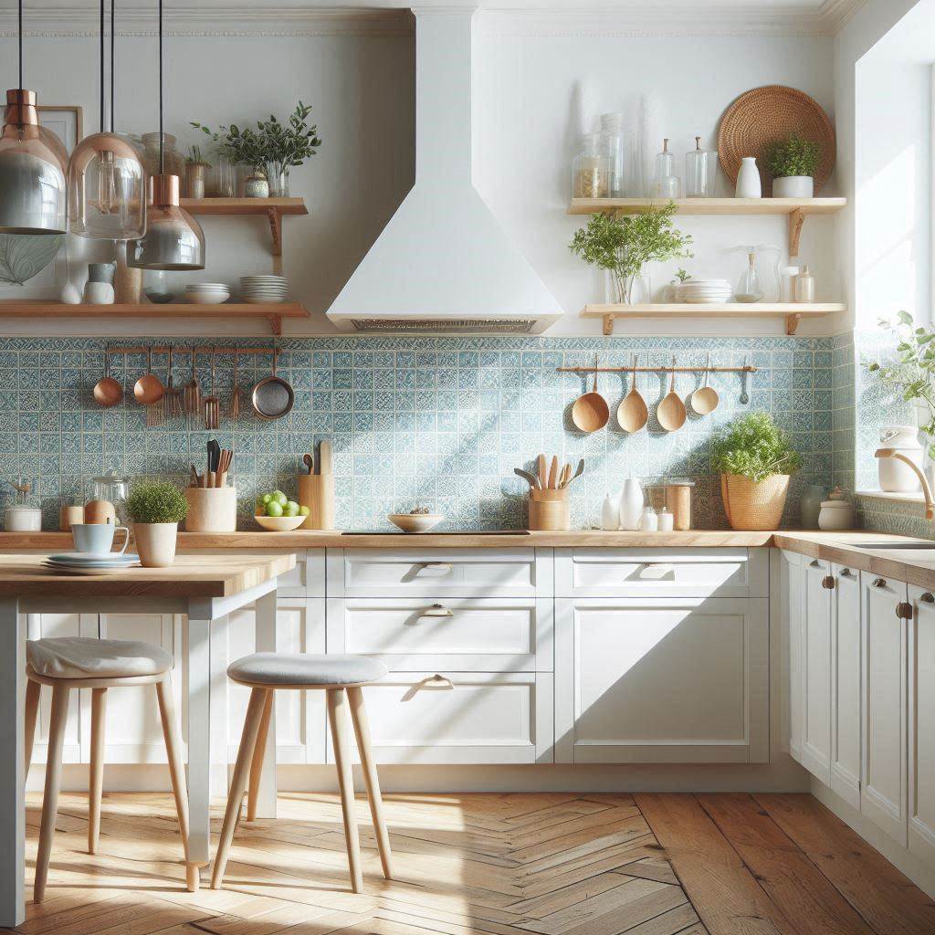 15 Stunning Blue Backsplash Kitchen Ideas for a Fresh, Modern Look 9 Light Blue Backsplash for a Coastal Vibe