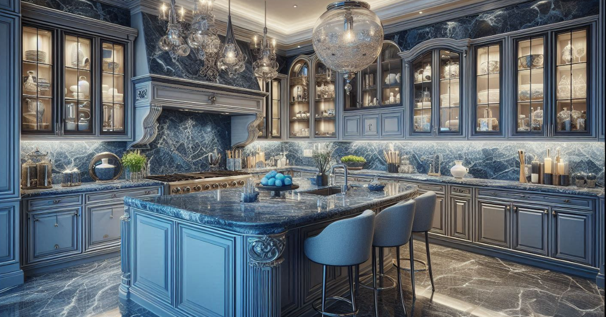 Blue Backsplash Kitchen Ideas