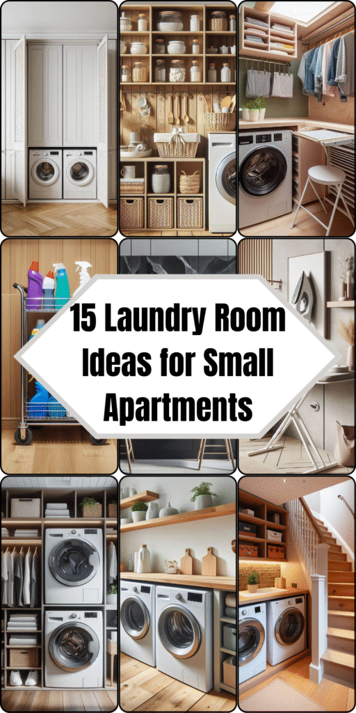 18 Smart & Stylish Laundry Room Ideas for Small Apartments 2 18 Smart & Stylish Laundry Room Ideas for Small Apartments