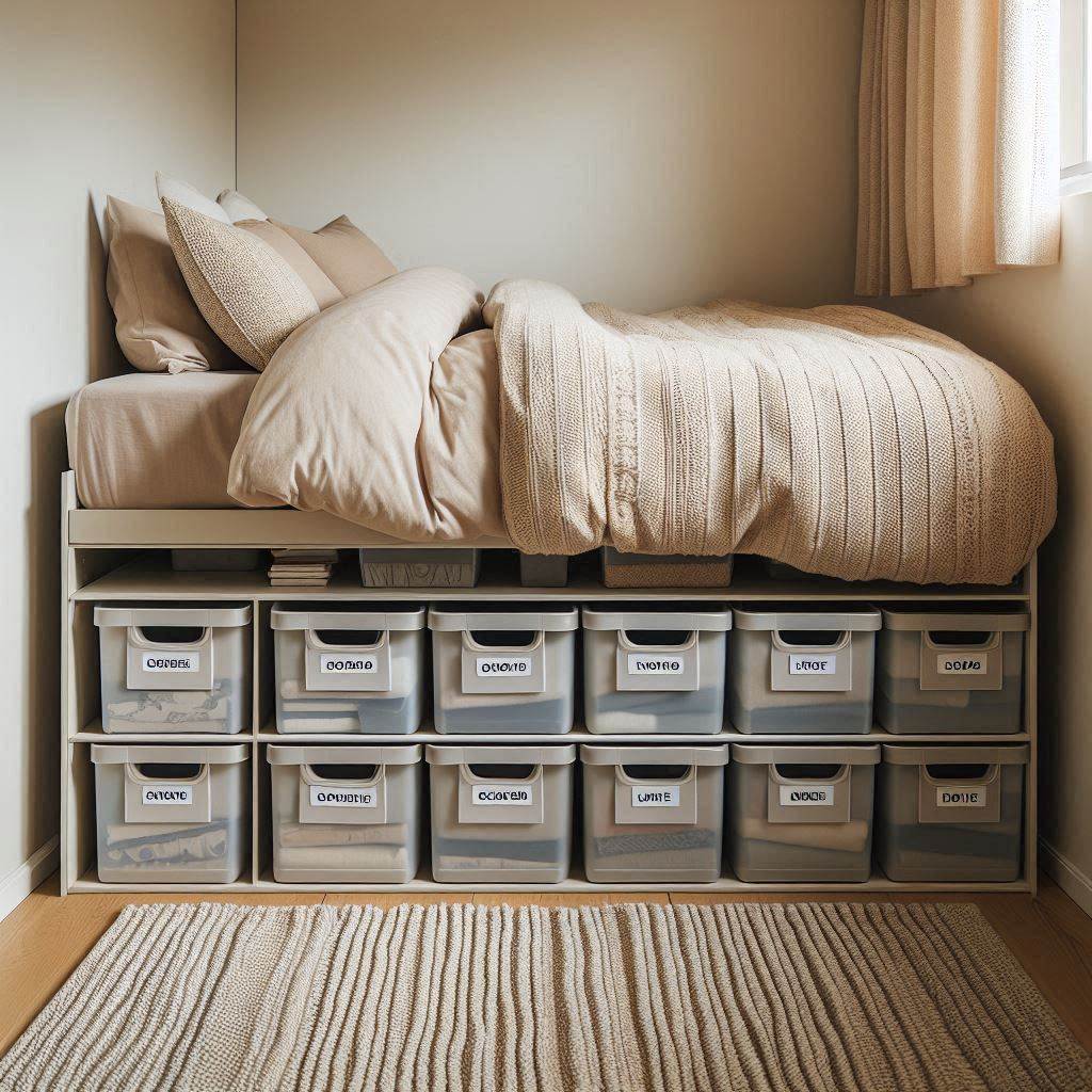 18 Cozy Bedroom Ideas for Small Spaces 9 Use Under-Bed Storage to Declutter