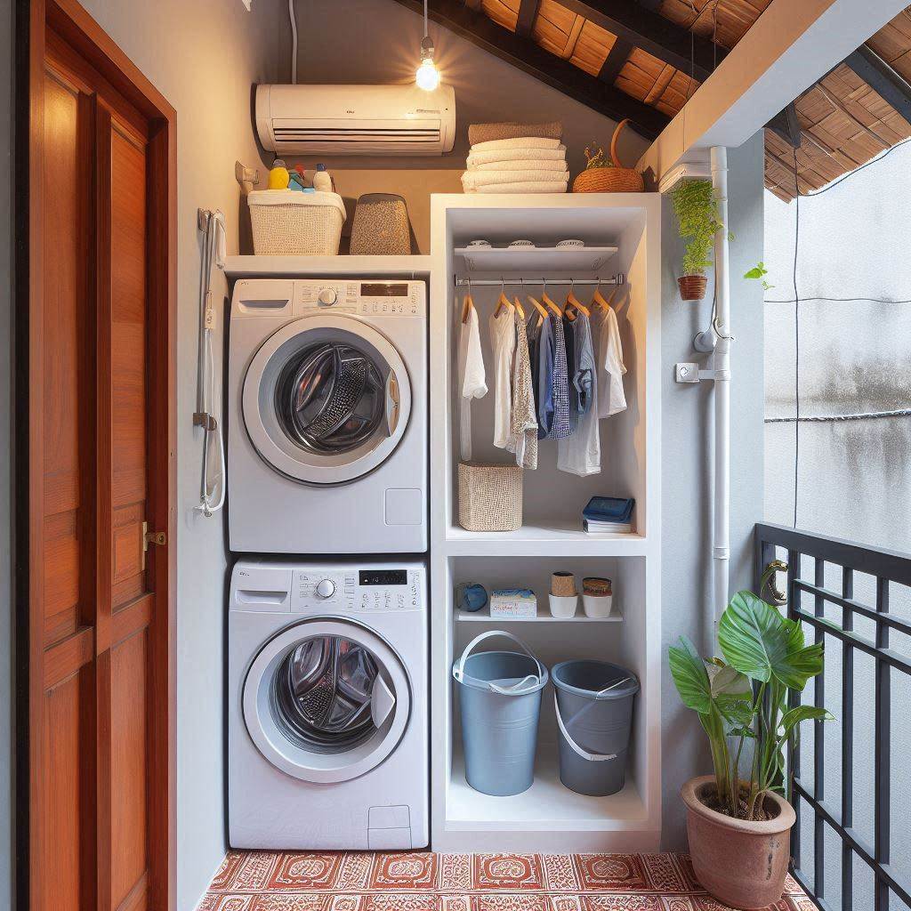 18 Small Laundry Room Ideas with Cabinets to Maximize Space and Style 7 Smart Cabinets for Indian