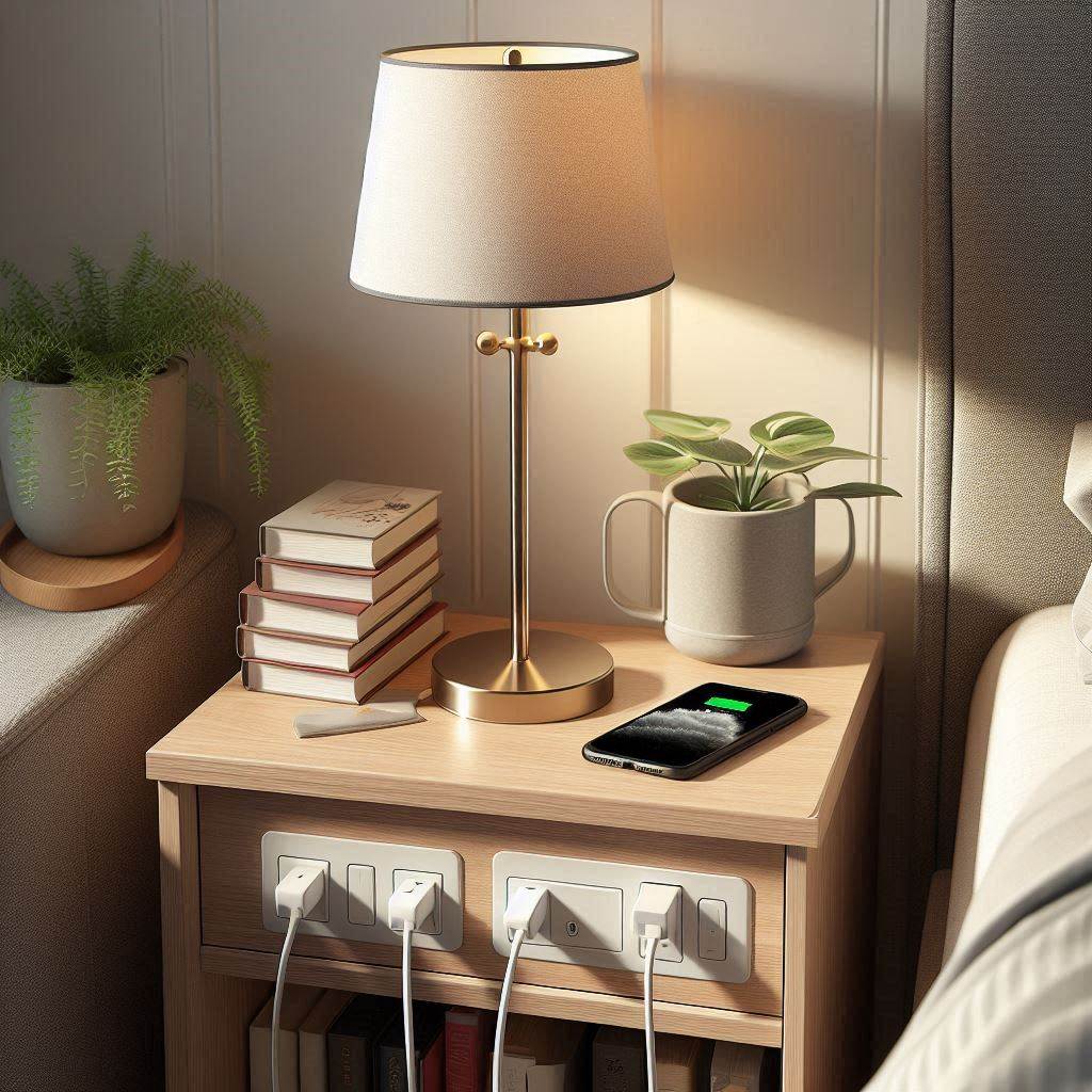 18 Modern Small Bedroom Ideas for Men 16 Tech-Friendly Nightstand