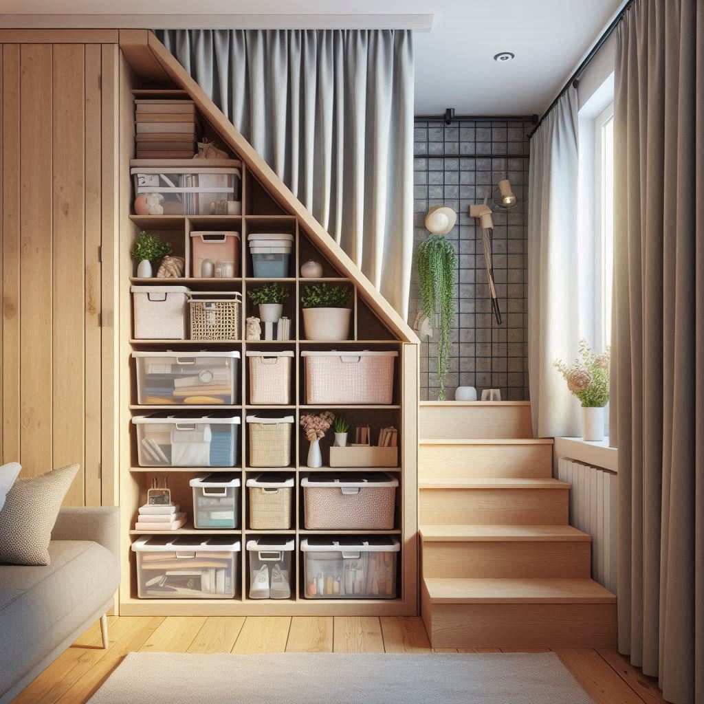 18 Small Laundry Room Ideas with Stackable Washer and Dryer 4 Under the Stairs Laundry Corner