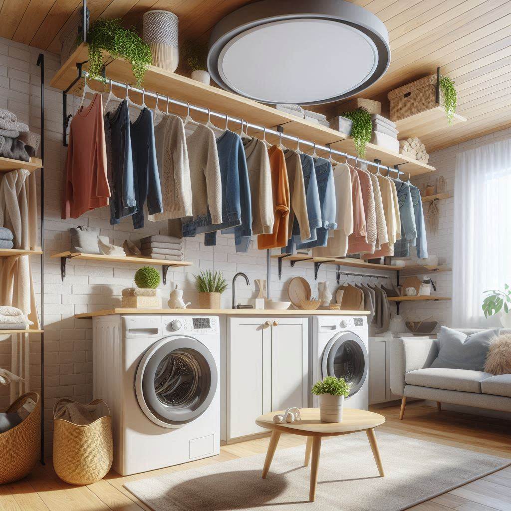 Overhead Drying Racks and Hanging Rods