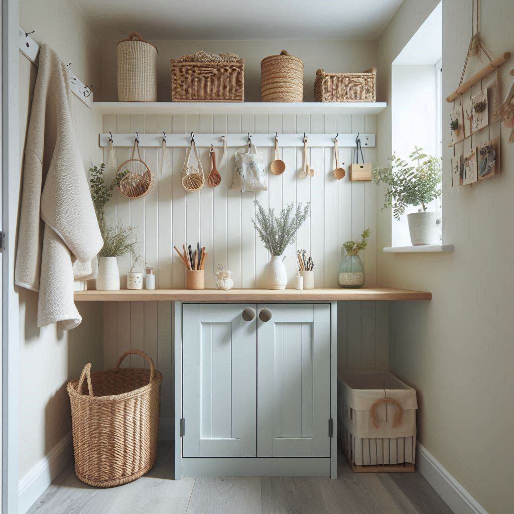 18 Small Laundry Room Ideas with Cabinets to Maximize Space and Style 13 Simple Cabinets with
