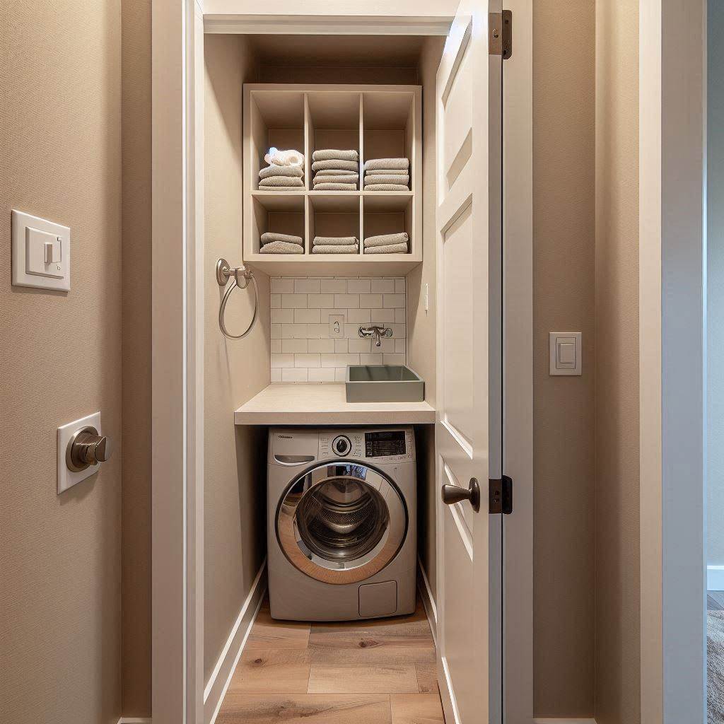 18 Small Laundry Room Ideas with Sink That Make Every Inch Count 19 Small Laundry Room Without a Sink – But Sink Nearby