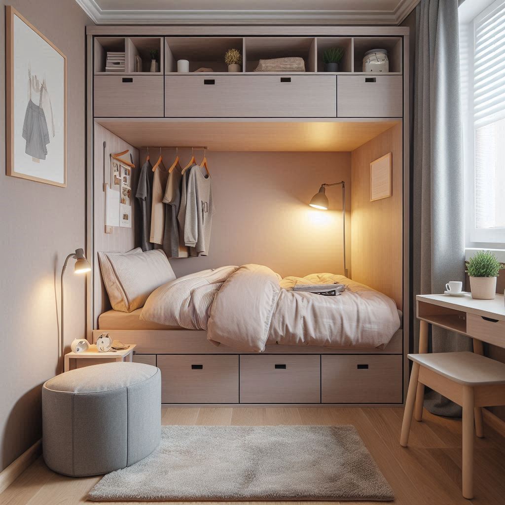 18 Cozy Bedroom Ideas for Small Spaces 12 Choose Multi-Functional Furnit