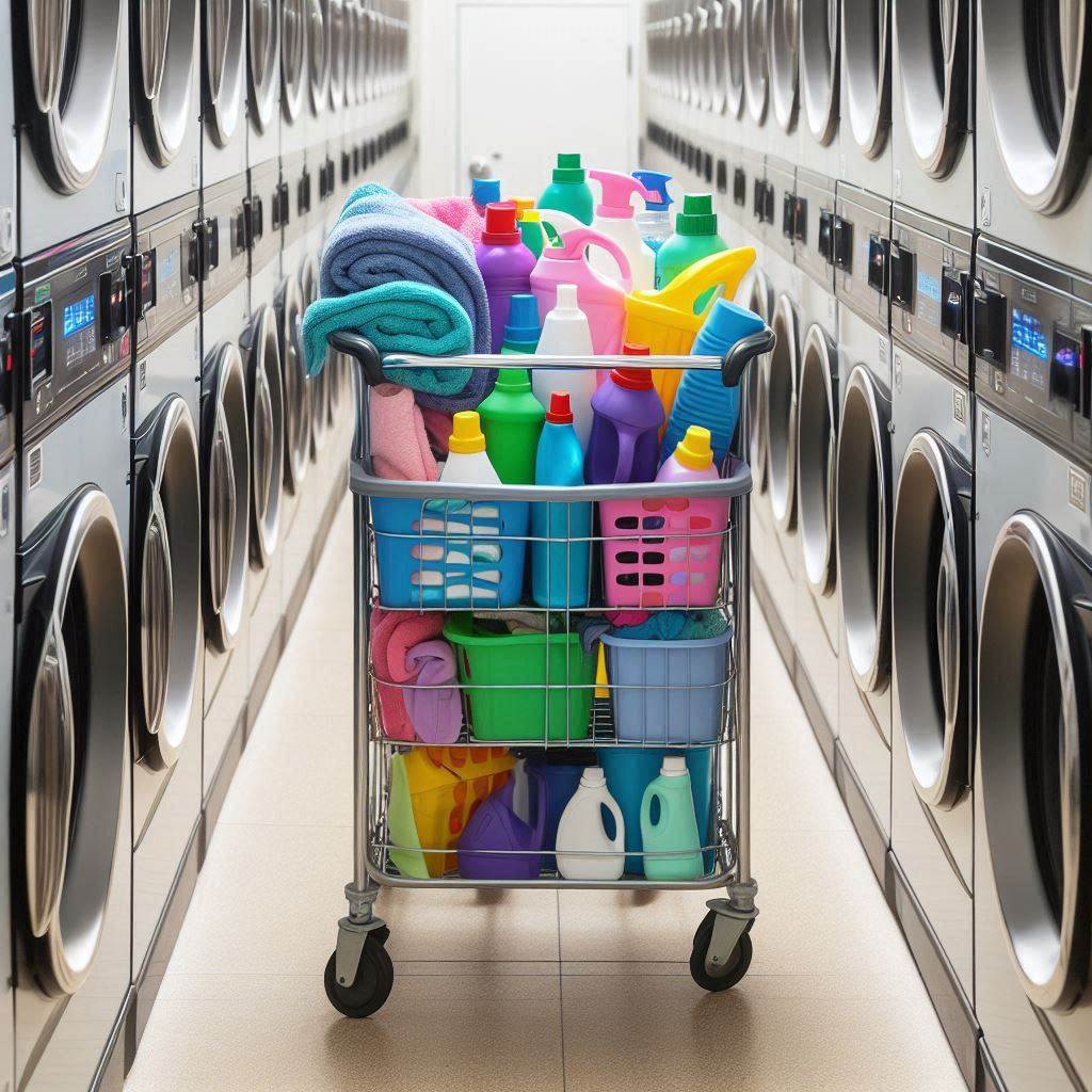18 Small Laundry Room Organization Ideas to Maximize Your Space 4 Slim Rolling Carts Between Appliances