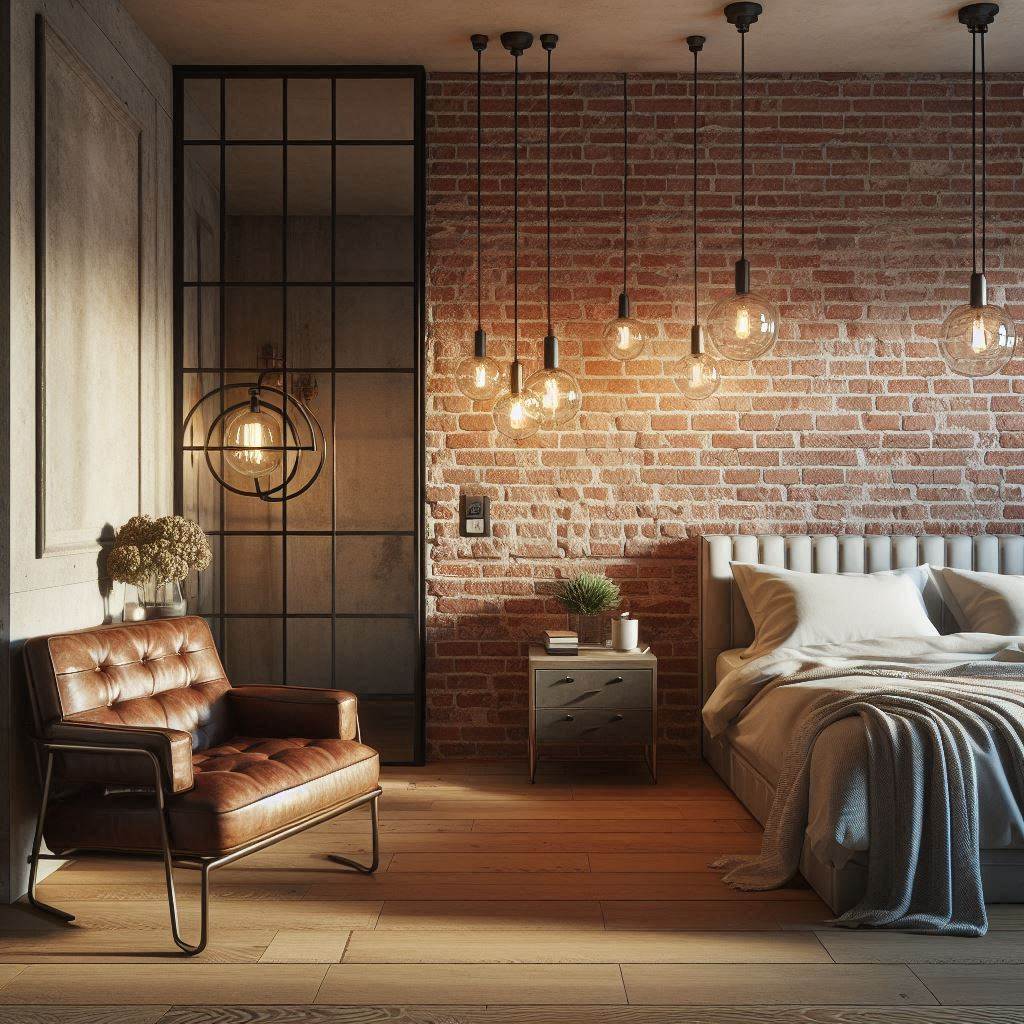 18 Modern Small Bedroom Ideas for Men 5 Industrial Style Accents