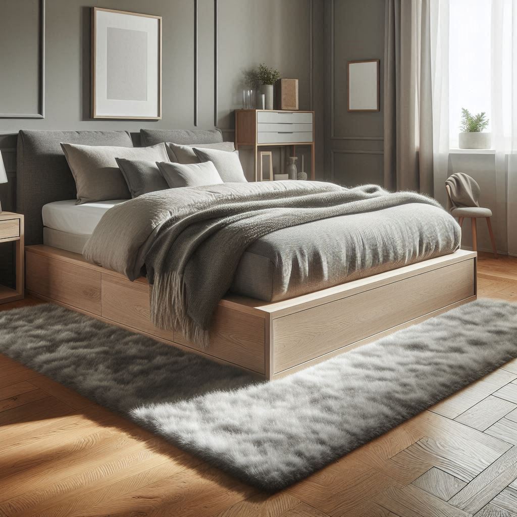 18 Modern Small Bedroom Ideas for Men 15 Understated Rug to Define the Space