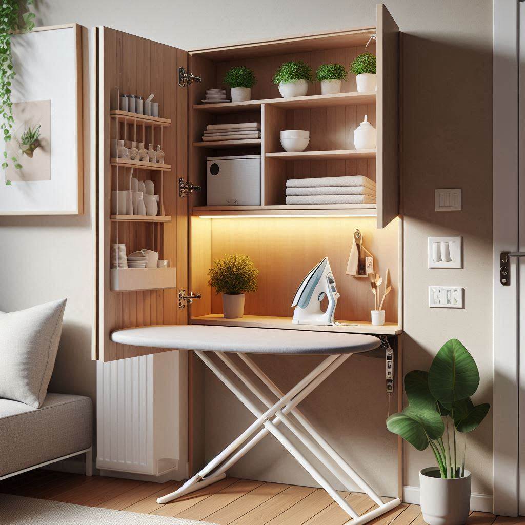 18 Genius Small Laundry Room Ideas That Maximize Every Inch! 8 Fold-Down Ir