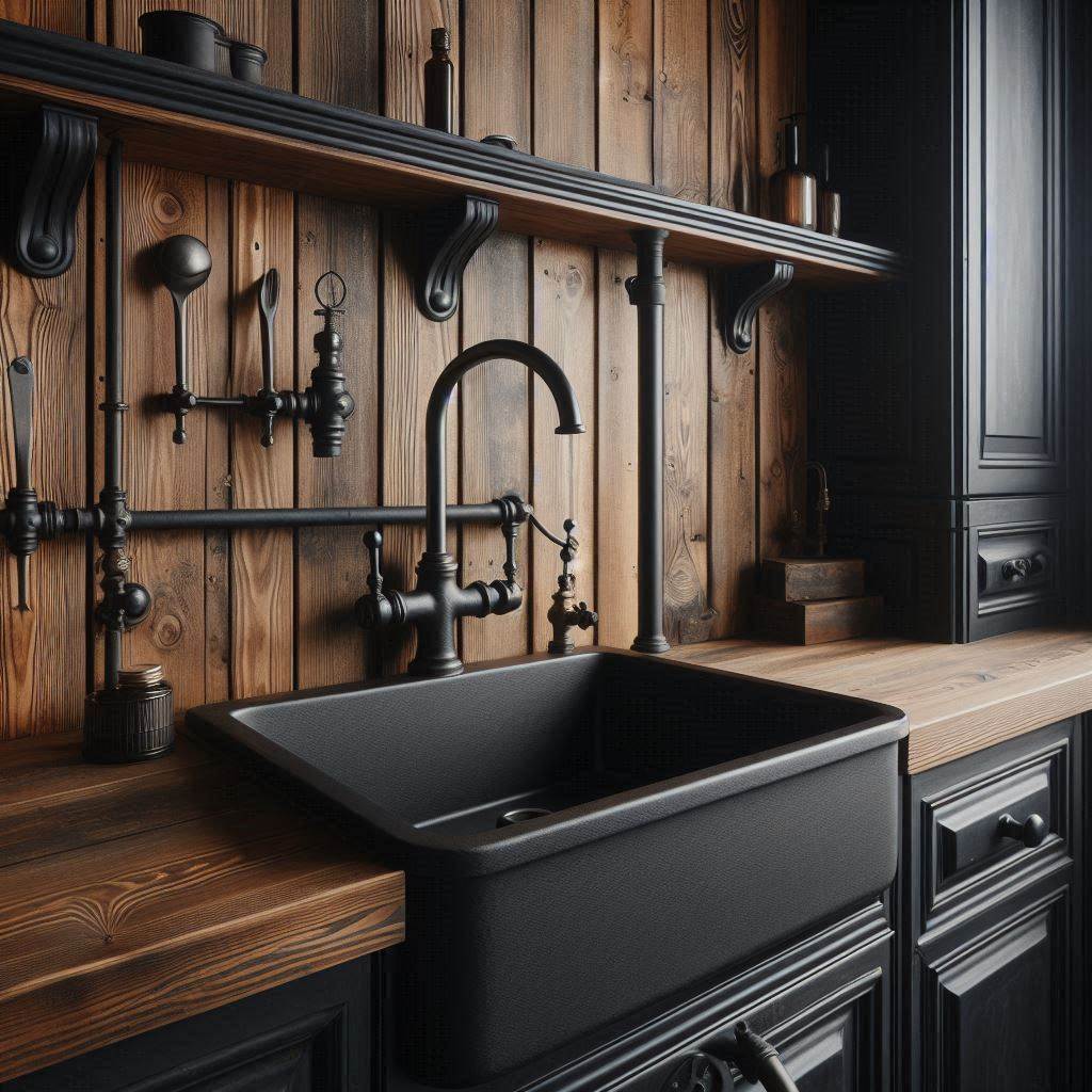 18 Small Laundry Room Ideas with Sink That Make Every Inch Count 16 Vintage Utility Sink with Indu