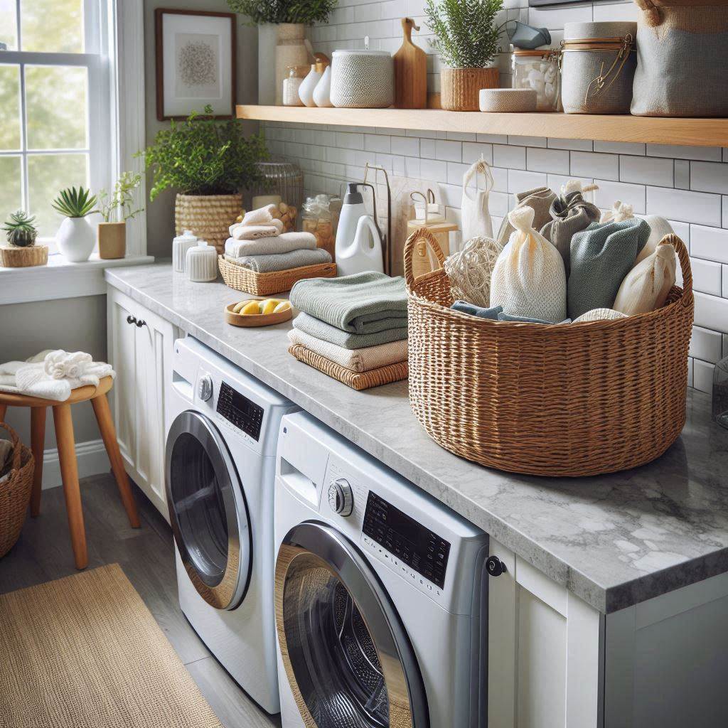 18 Small Laundry Room Organization Ideas to Maximize Your Space 13 Add a Folding Station