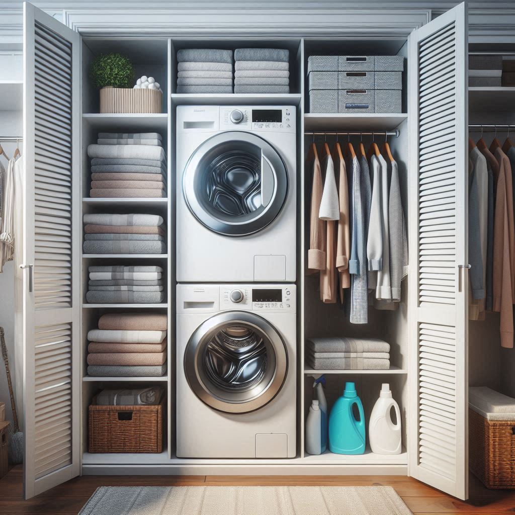 18 Genius Small Laundry Room Ideas That Maximize Every Inch! 15 Compact Closet Combo