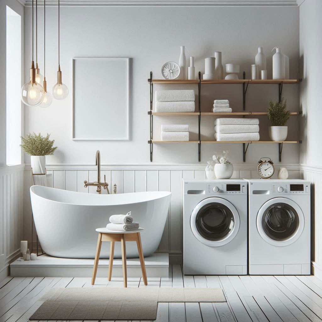 Tiny Tub and Laundry Combo