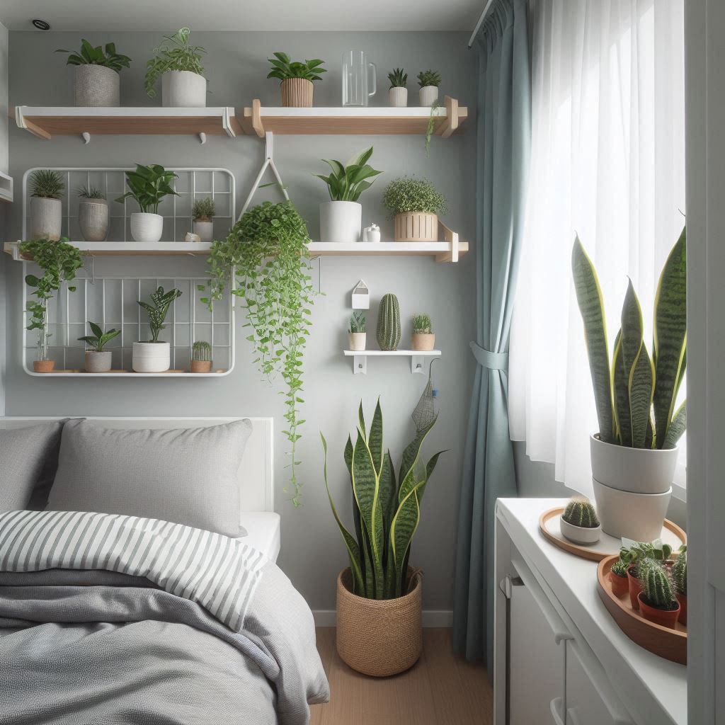 18 Cozy Bedroom Ideas for Small Spaces 19 Display Plants for a Breath of F