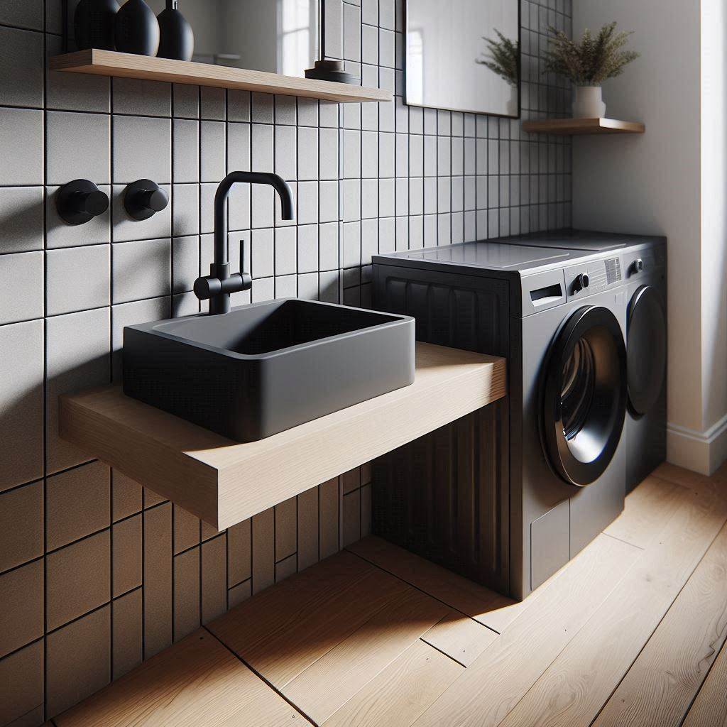 18 Smart & Stylish Laundry Room Ideas for Small Apartments 17 Add a Compact Utility Sink