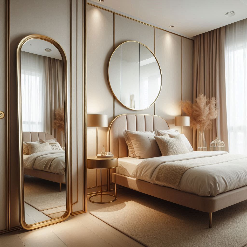 18 Cozy Bedroom Ideas for Small Spaces 17 Add Mirrors to Reflect Lig