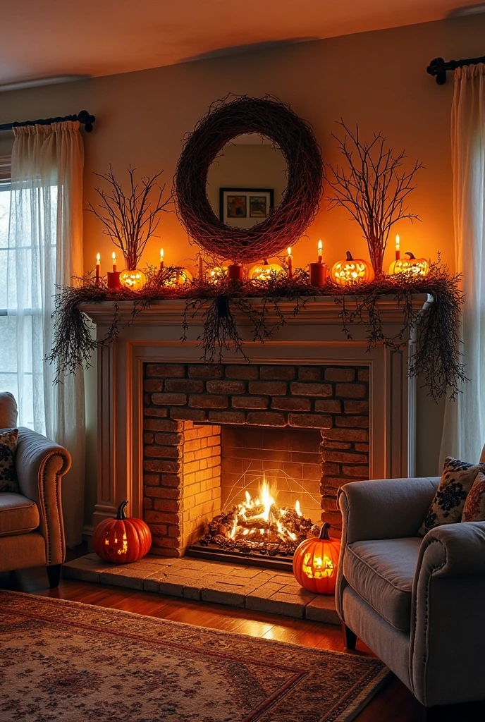 17 Inside Halloween Decor Living Room DIY Ideas for This Season 4 17 Inside Halloween Decor Living Room DIY Ideas for This Season