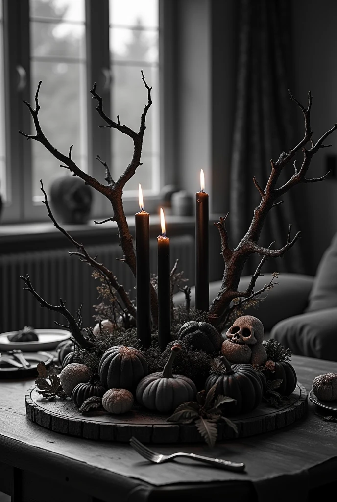 16 Halloween Living Room Table Decoration Ideas for a Festive Touch 13 16 Halloween Living Room Table Decoration Ideas for a Festive Touch