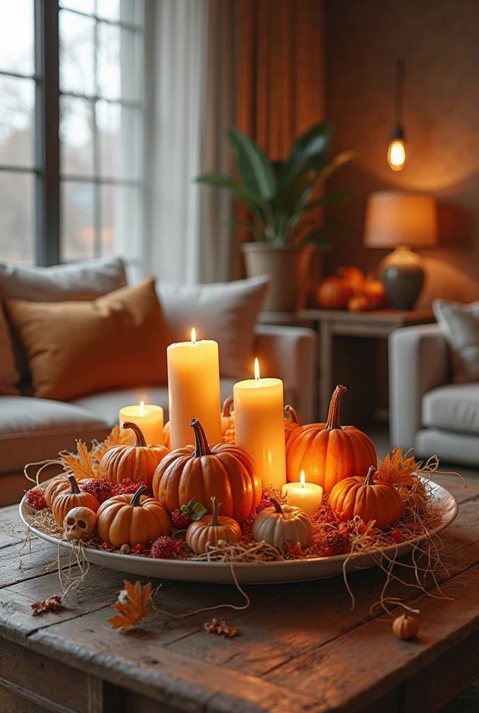 16 Halloween Living Room Table Decoration Ideas for a Festive Touch 2 16 Halloween Living Room Table Decoration Ideas for a Festive Touch
