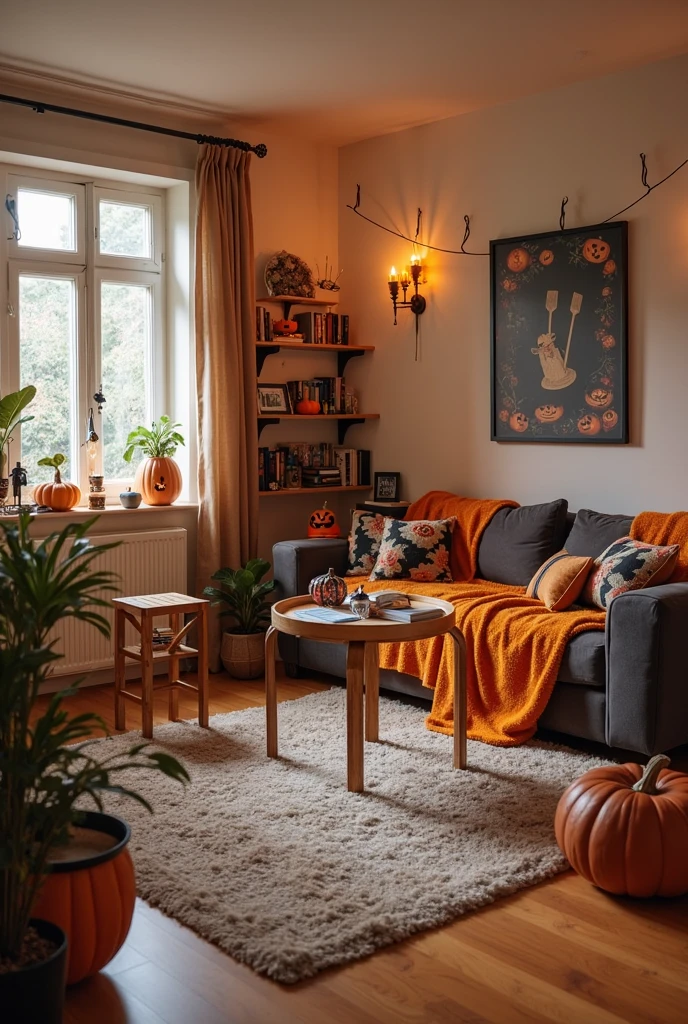19 Kid-Friendly Halloween Living Room Decor Ideas for a Fun, Cozy Vibe 7 19 Kid-Friendly Halloween Living Room Decor Ideas for a Fun, Cozy Vibe
