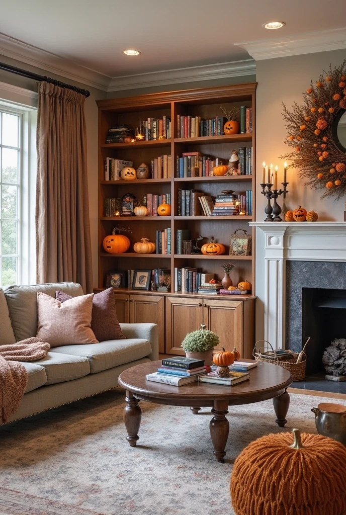 17 Inside Halloween Decor Living Room DIY Ideas for This Season 17 17 Inside Halloween Decor Living Room DIY Ideas for This Season