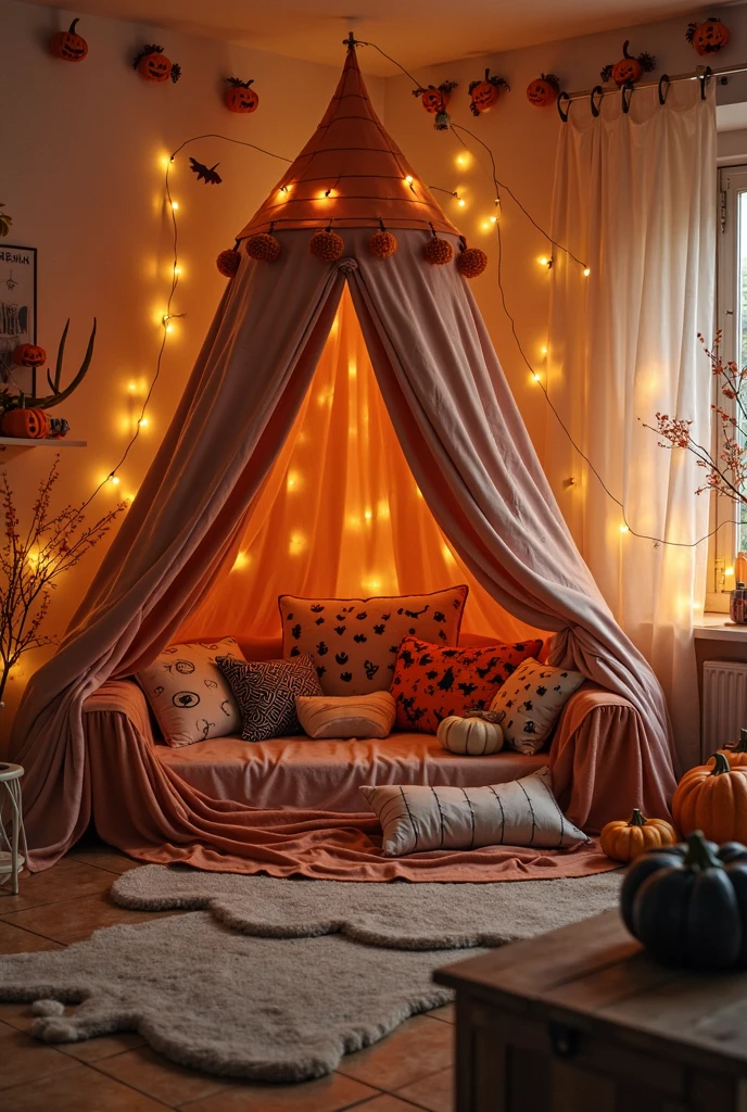 19 Kid-Friendly Halloween Living Room Decor Ideas for a Fun, Cozy Vibe 5 19 Kid-Friendly Halloween Living Room Decor Ideas for a Fun, Cozy Vibe
