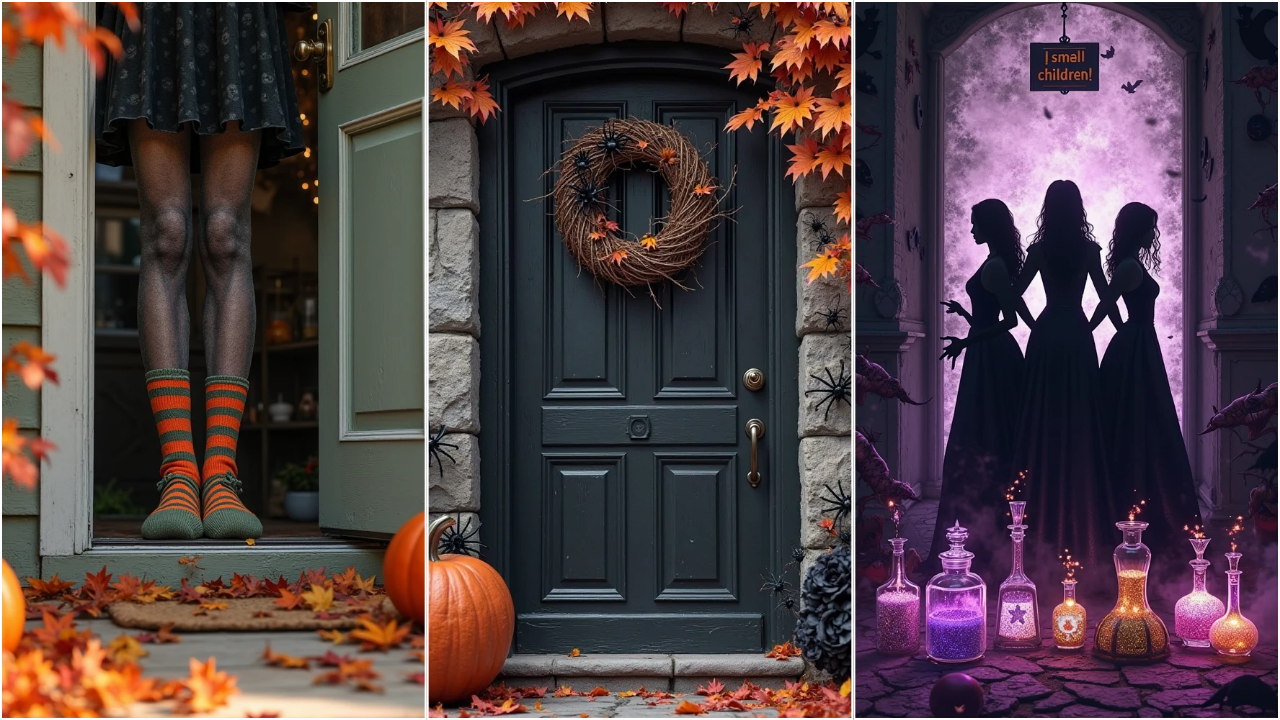 Halloween Door Decor