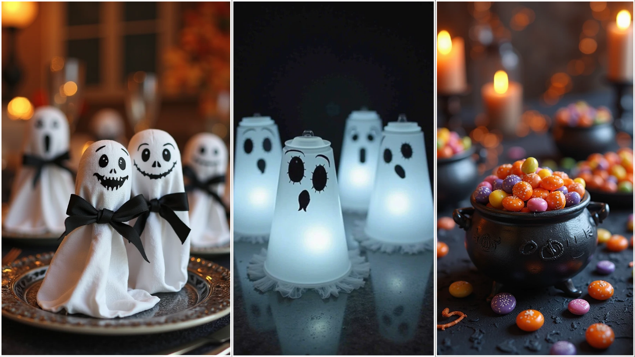 19 DIY Halloween Table Decorations Kids Will Love Making Together