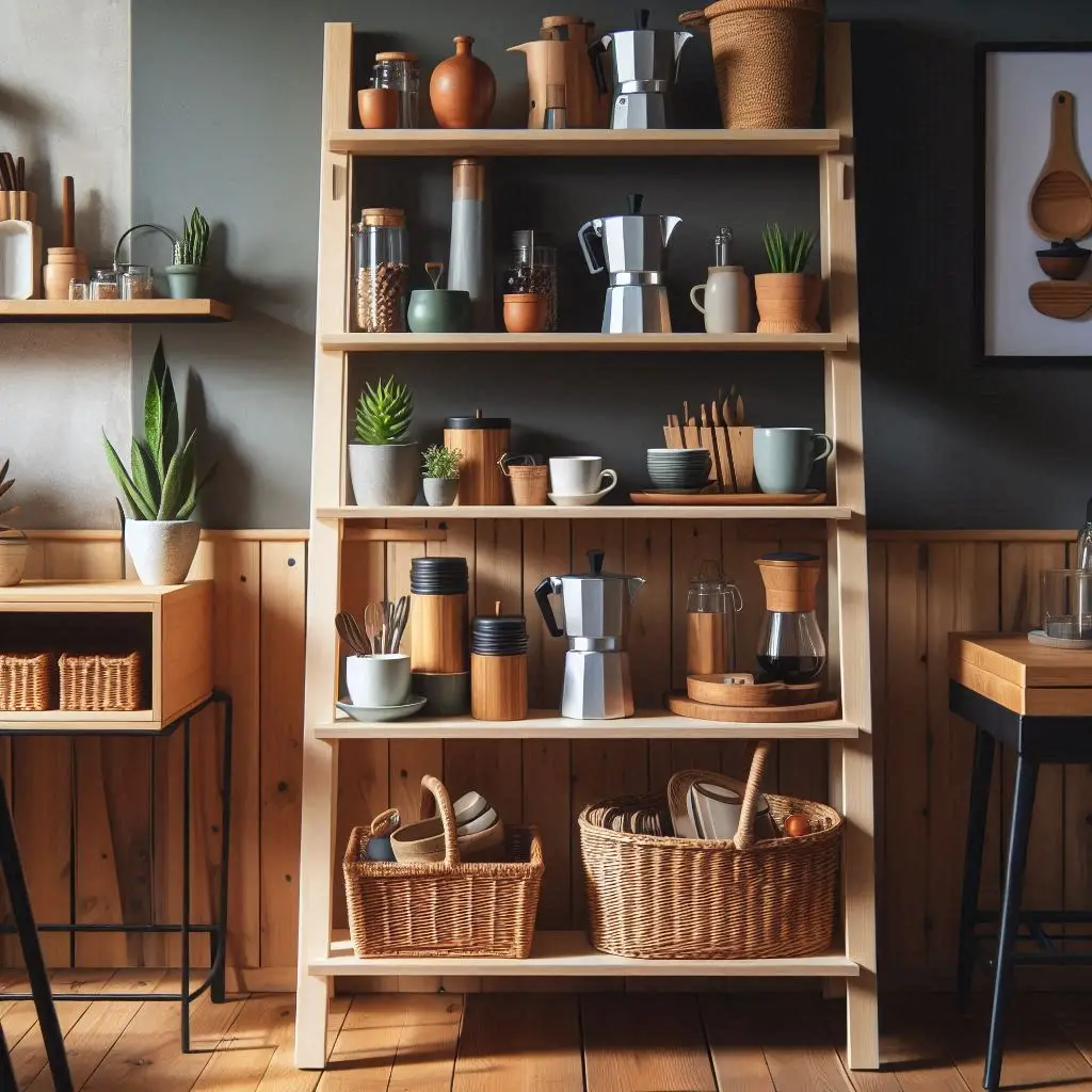 18 Smart Coffee Bar Ideas with Hidden Storage to Keep Your Space Clutter-Free 14 18 Smart Coffee Bar Ideas with Hidden Storage to Keep Your Space Clutter-Free