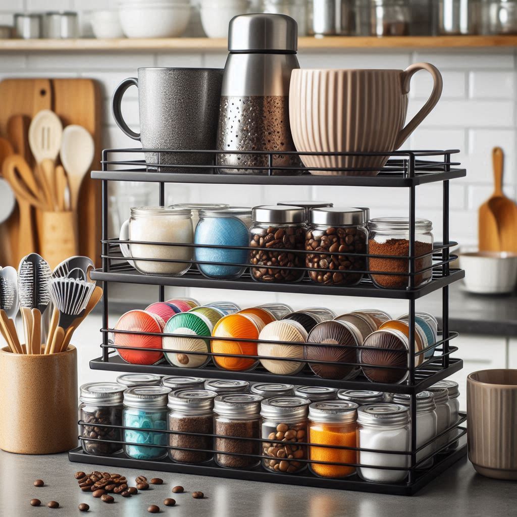 18 Small Kitchen Coffee Bar Ideas to Maximize Style and Space 6 18 Small Kitchen Coffee Bar Ideas to Maximize Style and Space