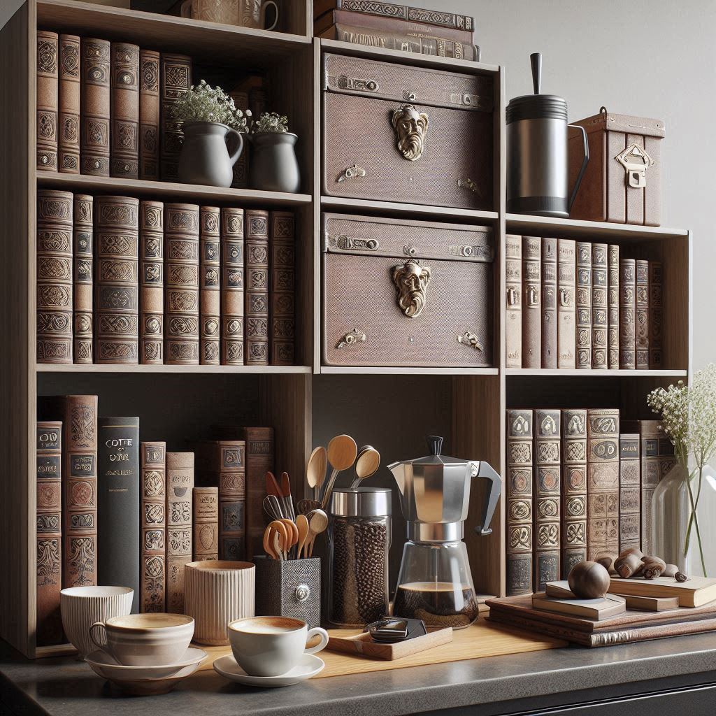 18 Smart Coffee Bar Ideas with Hidden Storage to Keep Your Space Clutter-Free 10 18 Smart Coffee Bar Ideas with Hidden Storage to Keep Your Space Clutter-Free