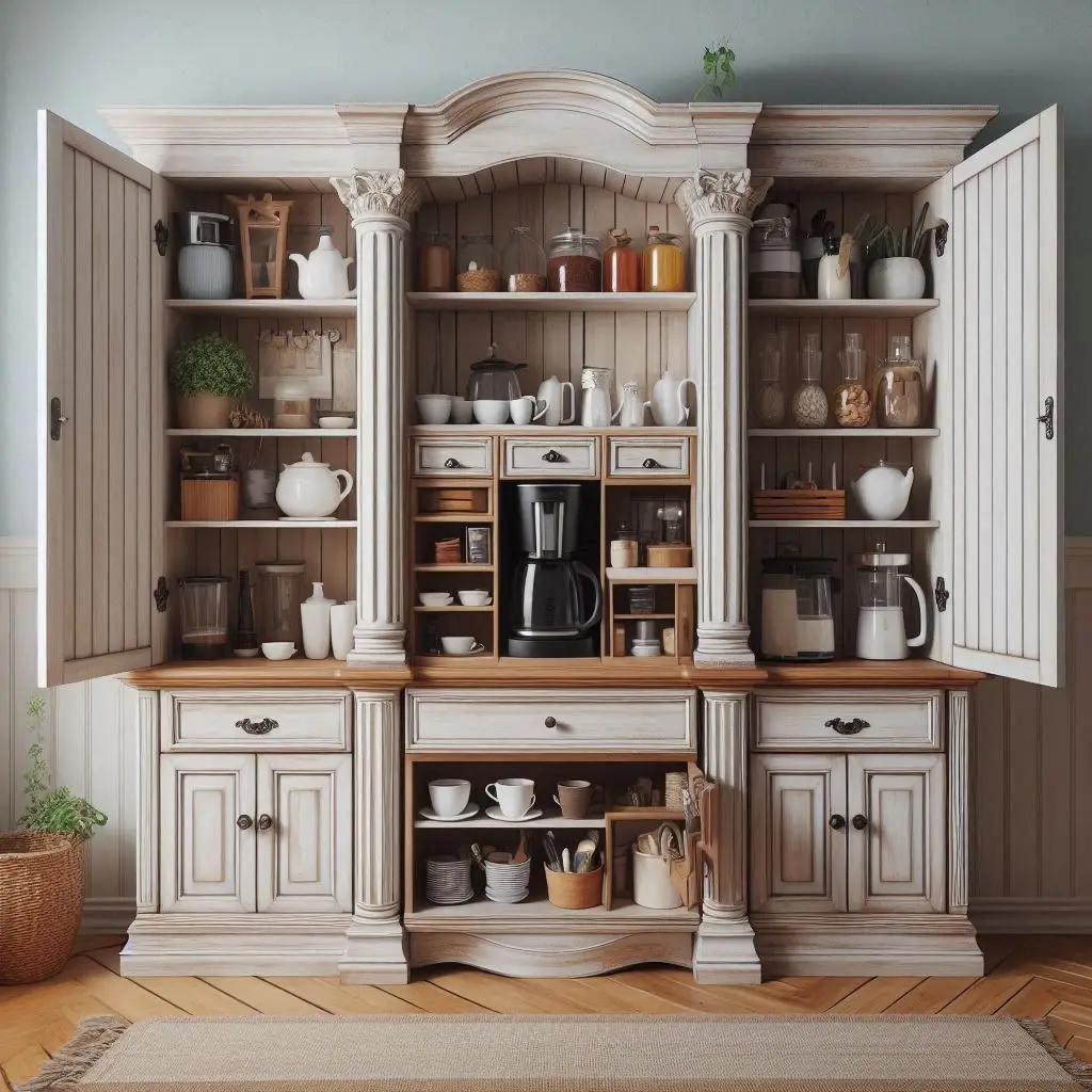 18 Smart Coffee Bar Ideas with Hidden Storage to Keep Your Space Clutter-Free 18 18 Smart Coffee Bar Ideas with Hidden Storage to Keep Your Space Clutter-Free