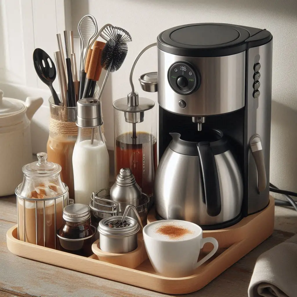 18 Small Kitchen Coffee Bar Ideas to Maximize Style and Space 16 18 Small Kitchen Coffee Bar Ideas to Maximize Style and Space