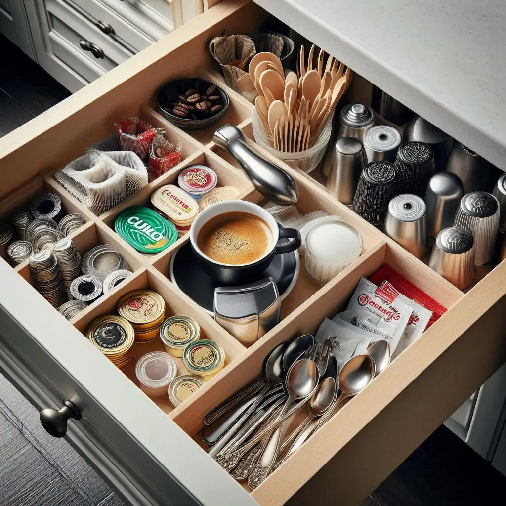 18 Small Kitchen Coffee Bar Ideas to Maximize Style and Space 9 18 Small Kitchen Coffee Bar Ideas to Maximize Style and Space