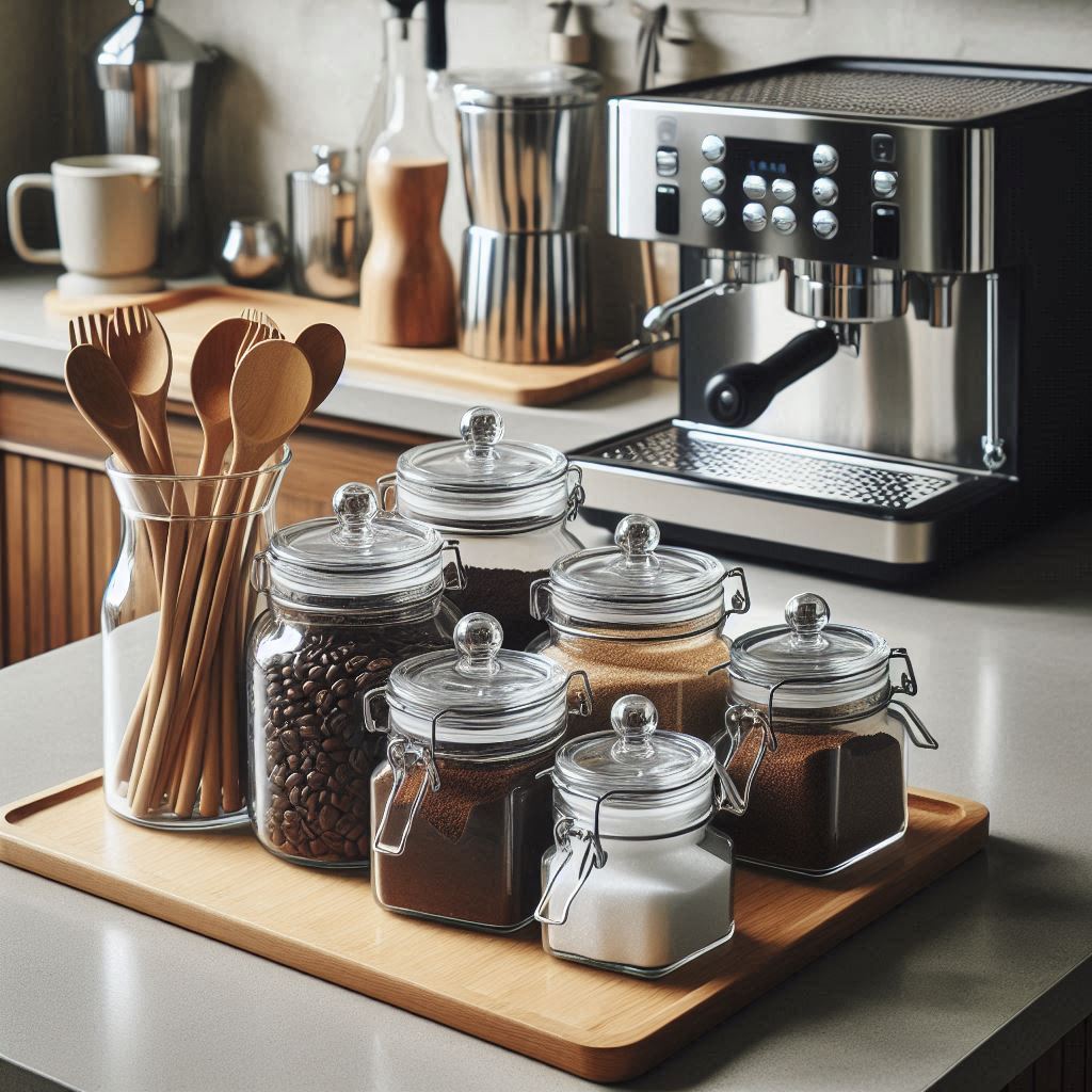 18 Small Kitchen Coffee Bar Ideas to Maximize Style and Space 8 18 Small Kitchen Coffee Bar Ideas to Maximize Style and Space