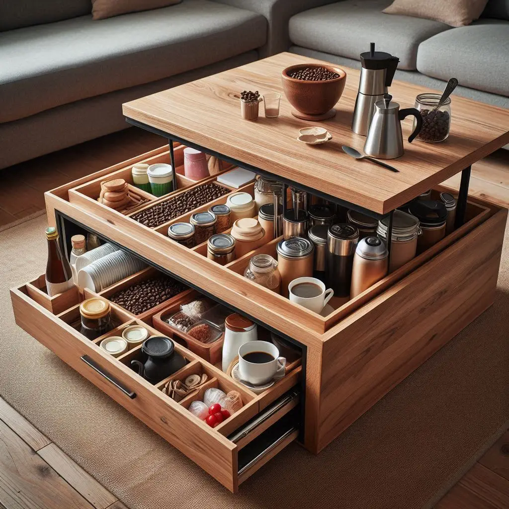 18 Smart Coffee Bar Ideas with Hidden Storage to Keep Your Space Clutter-Free 5 18 Smart Coffee Bar Ideas with Hidden Storage to Keep Your Space Clutter-Free