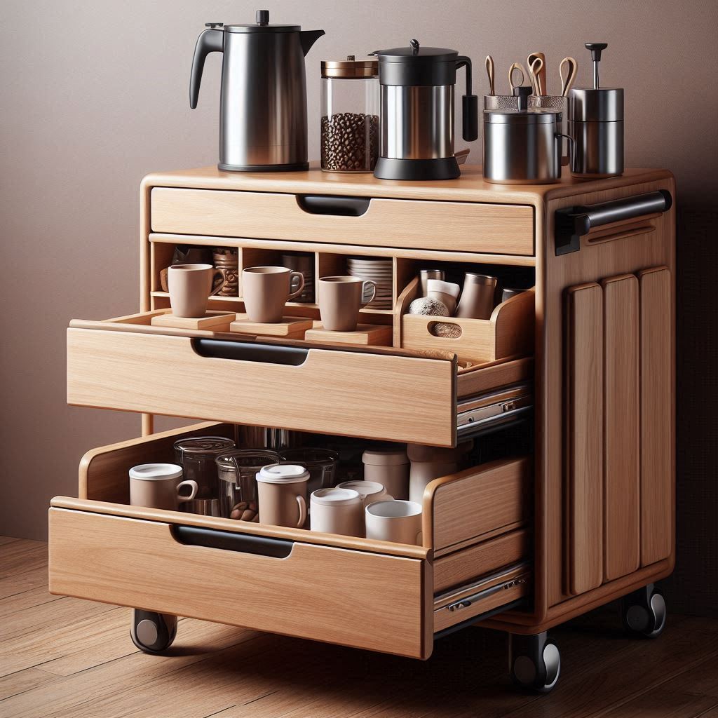 18 Smart Coffee Bar Ideas with Hidden Storage to Keep Your Space Clutter-Free 2 18 Smart Coffee Bar Ideas with Hidden Storage to Keep Your Space Clutter-Free