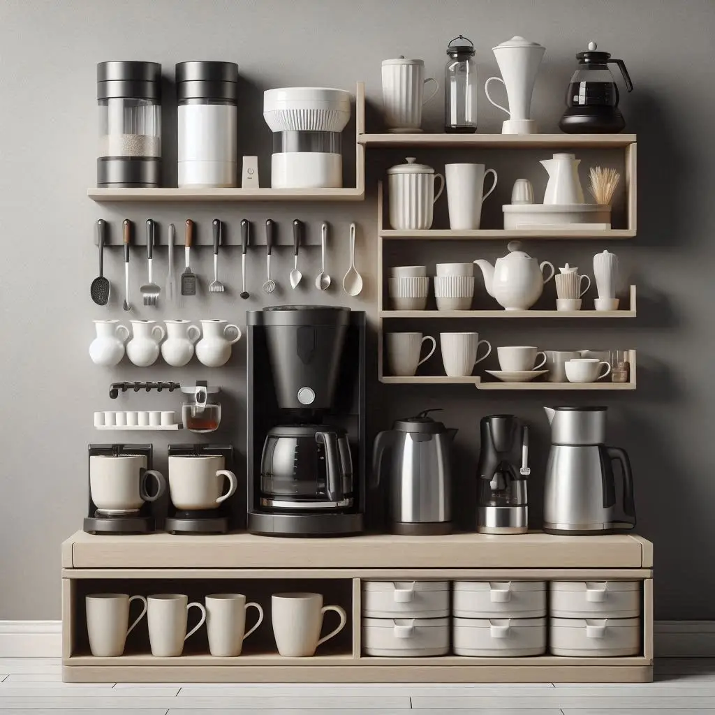 18 Minimalist Coffee Station Ideas for Your Kitchen 13 18 Minimalist Coffee Station Ideas for Your Kitchen
