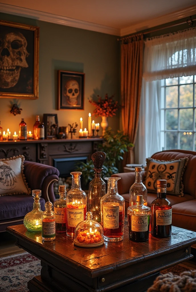 17 Inside Halloween Decor Living Room DIY Ideas for This Season 10 17 Inside Halloween Decor Living Room DIY Ideas for This Season