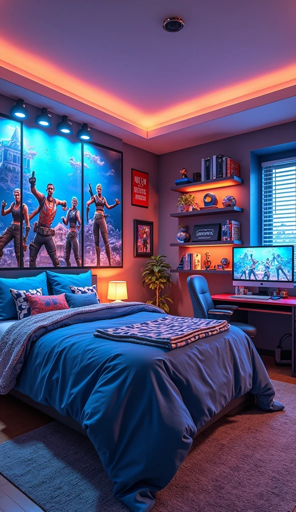 18 Fortnite Boys Bedroom Ideas That Turn Any Space Into a Gamer’s Dream 10 18 Fortnite Boys Bedroom Ideas That Turn Any Space Into a Gamer’s Dream