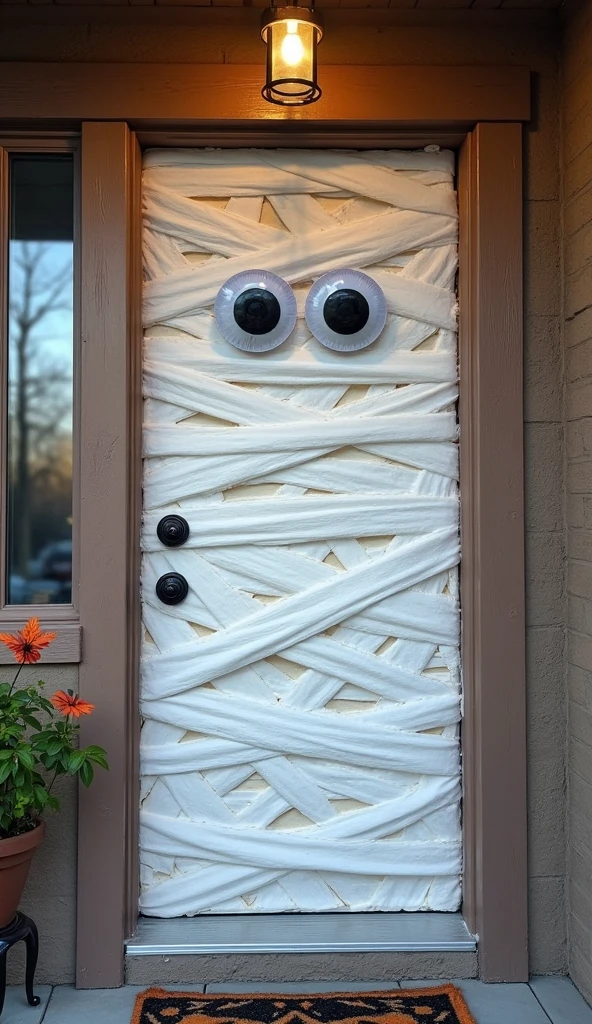 20 Spooky Halloween Door Decor Ideas [Front Door Makeover]