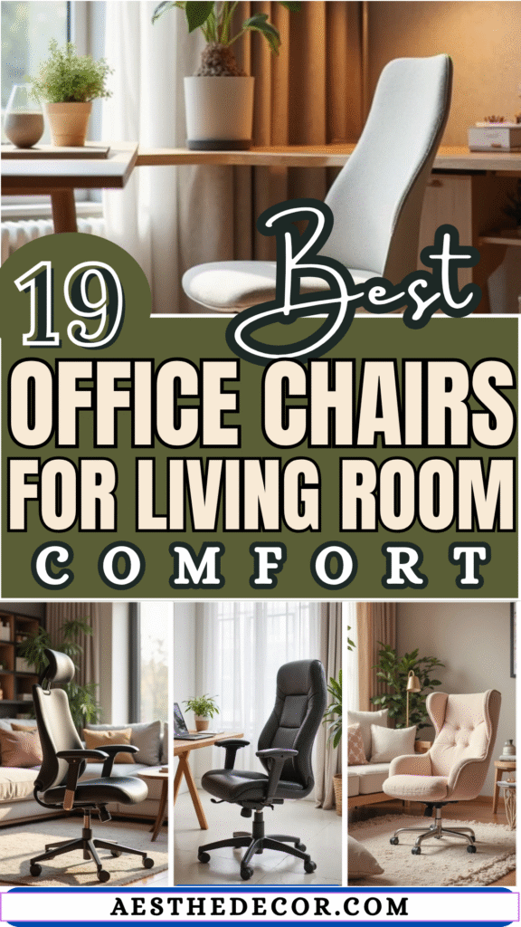 19 Best Office Chairs for Living Room Comfort