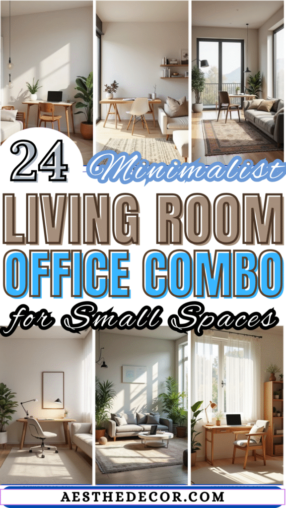 24 Minimalist Living Room Office Combo Ideas 2 24 Minimalist Living Room Office Combo Ideas