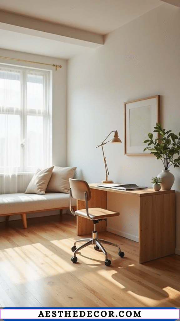 24 Minimalist Living Room Office Combo Ideas 22 Cable Management