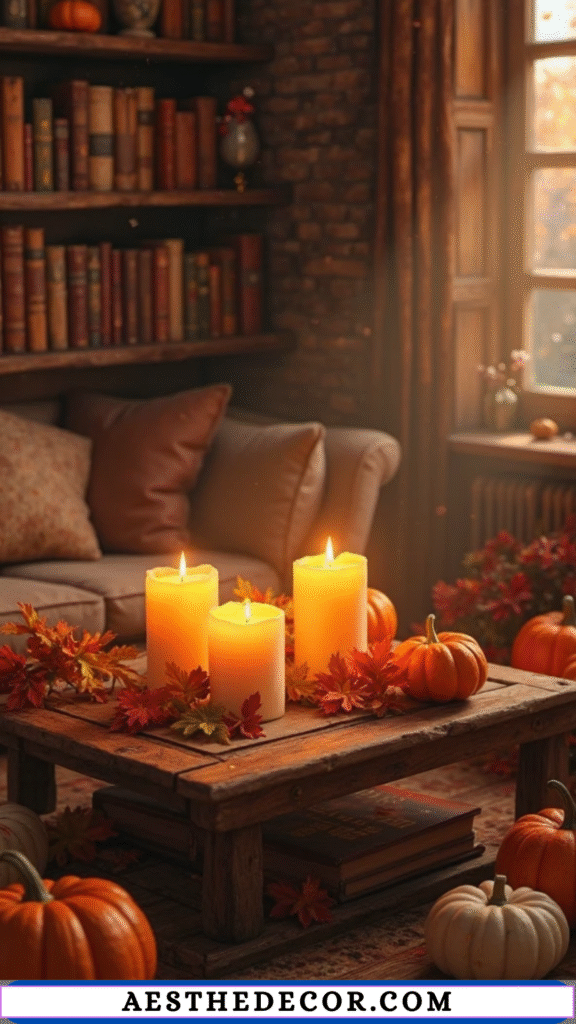 19 Fall Living Room Decor Ideas for a Cozy Home 24 Candle Displays