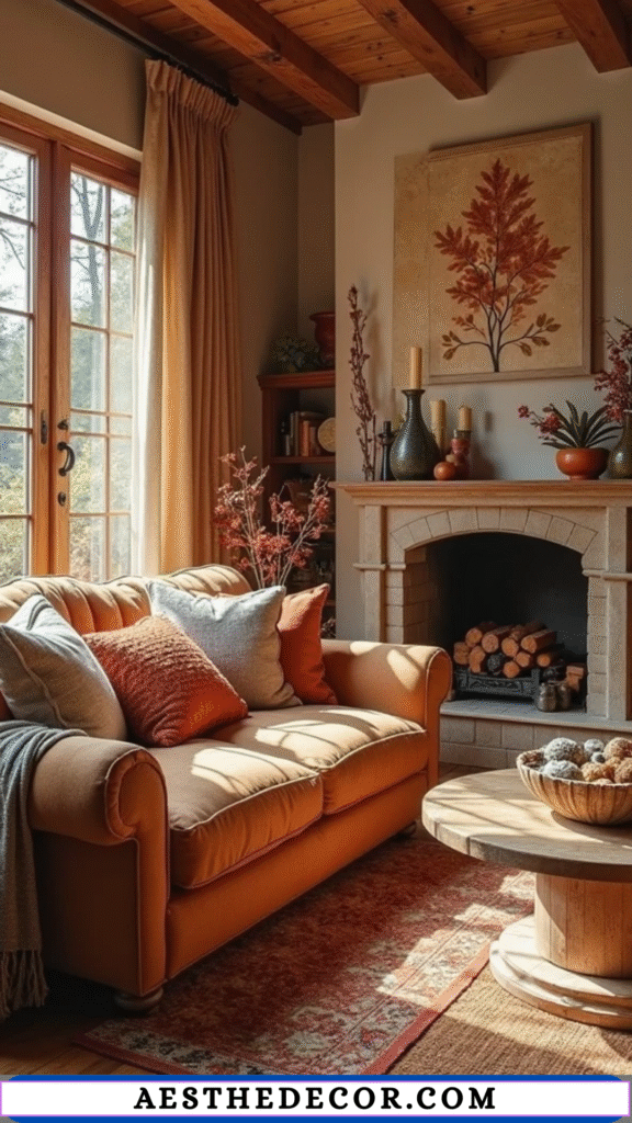 19 Fall Living Room Decor Ideas for a Cozy Home 19 Earthy Colors