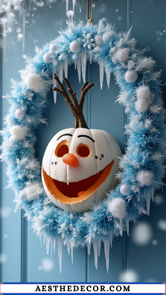 Frozen Olaf Pumpkin 